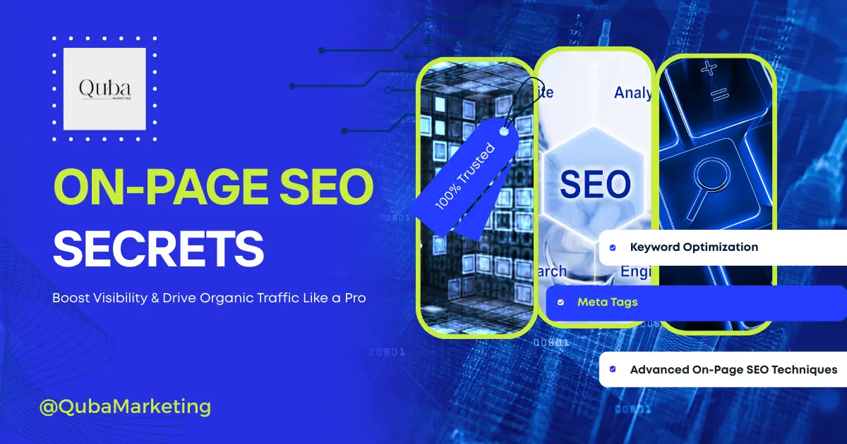 On-Page SEO Secrets Boost Visibility & Drive Organic Traffic Like a Pro